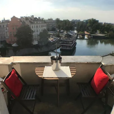 Lägenhet Cityaparts-private Apt. River View Wrocław