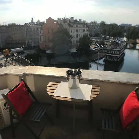 Lägenhet Cityaparts-private Apt. River View Wrocław